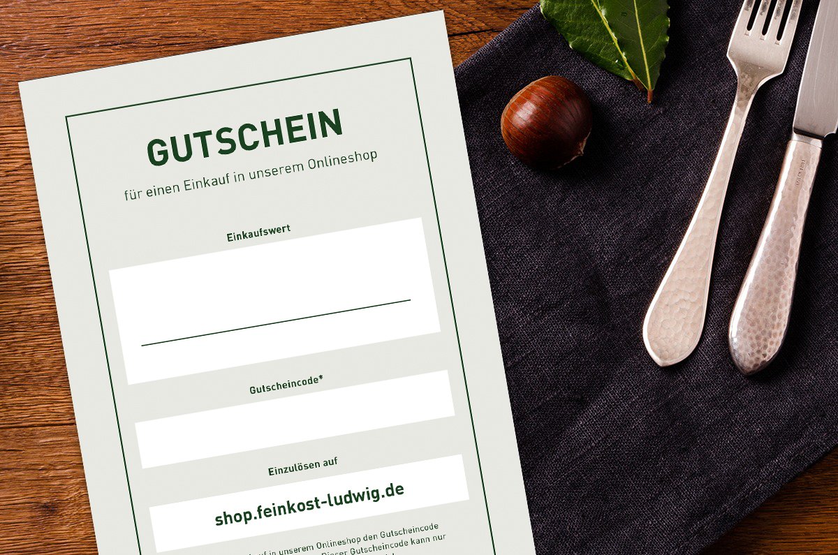 Online Shop Gutschein